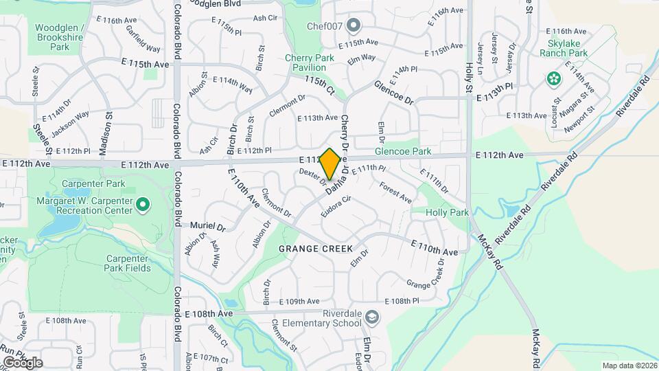 11175 Dexter Dr Map and Location Details