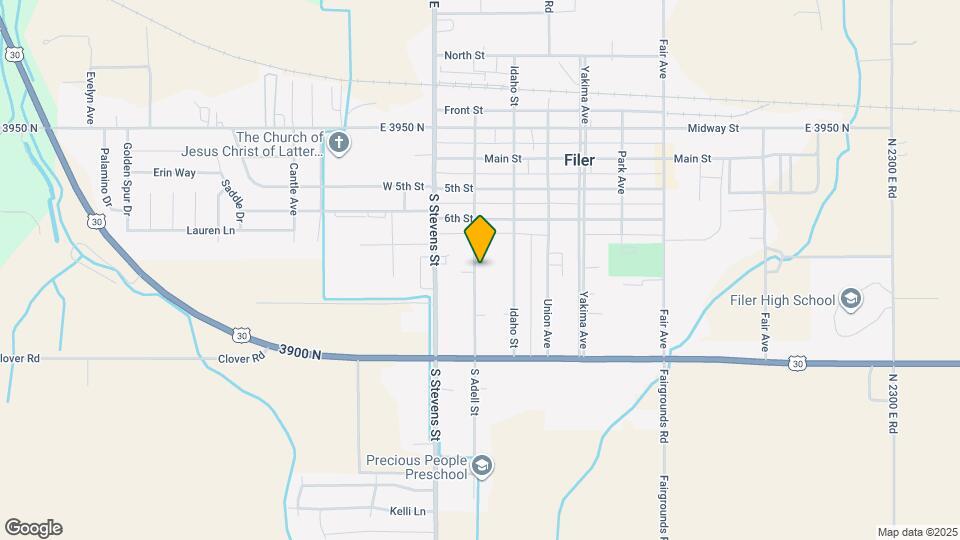 721 1/2 Adell Ave Map and Location Details