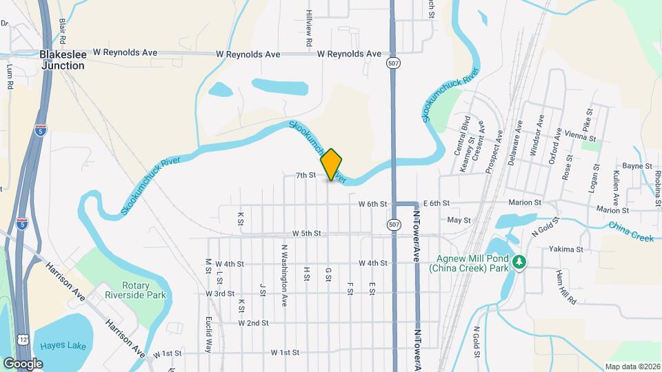 1214 G St Map and Location Details