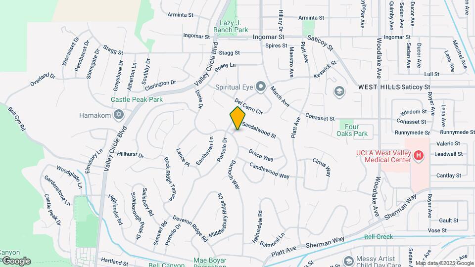 23744 Sandalwood St Map and Location Details