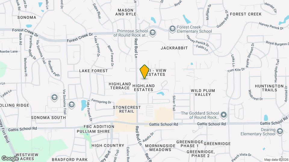 309 Highland Estates Dr Map and Location Details