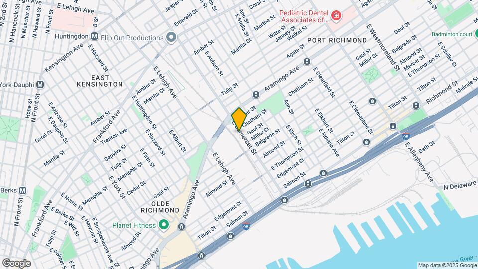 2430 E Somerset St Map and Location Details