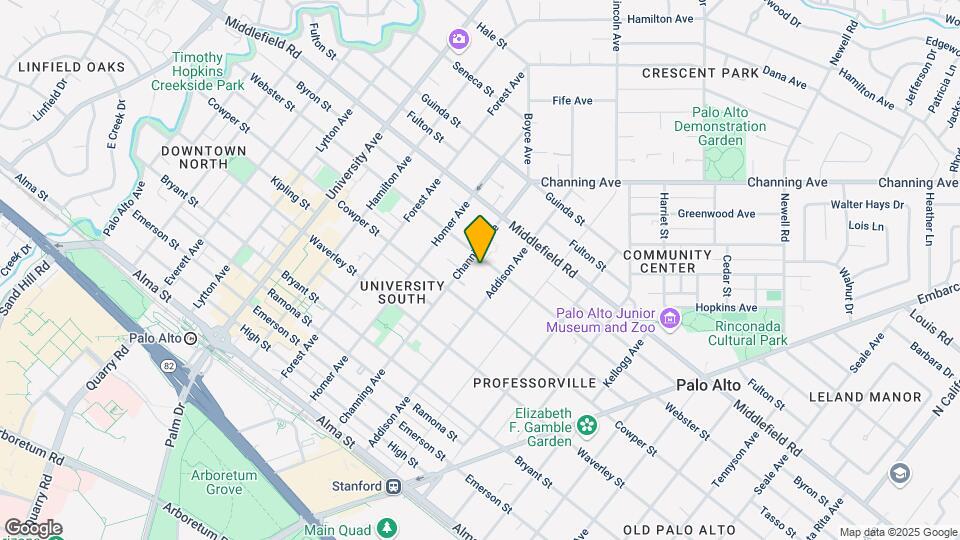 920 Webster St Mapa y Detalles de la Ubicación