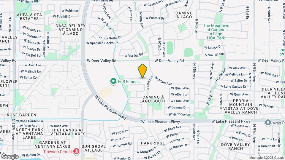 9833 W Melinda Ln Map and Location Details