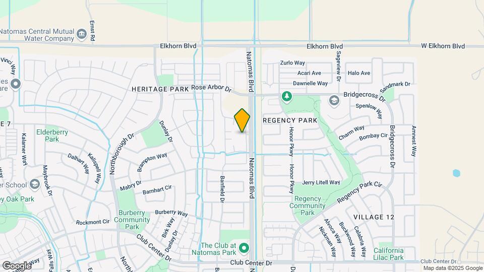 Carefree Senior (55+) Living at North Natomas Map and Location Details