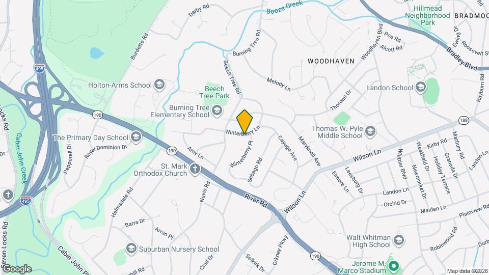 6928 Winterberry Ln Map and Location Details