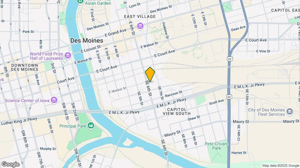 District at 6th Apartments Mapa y Detalles de la Ubicación