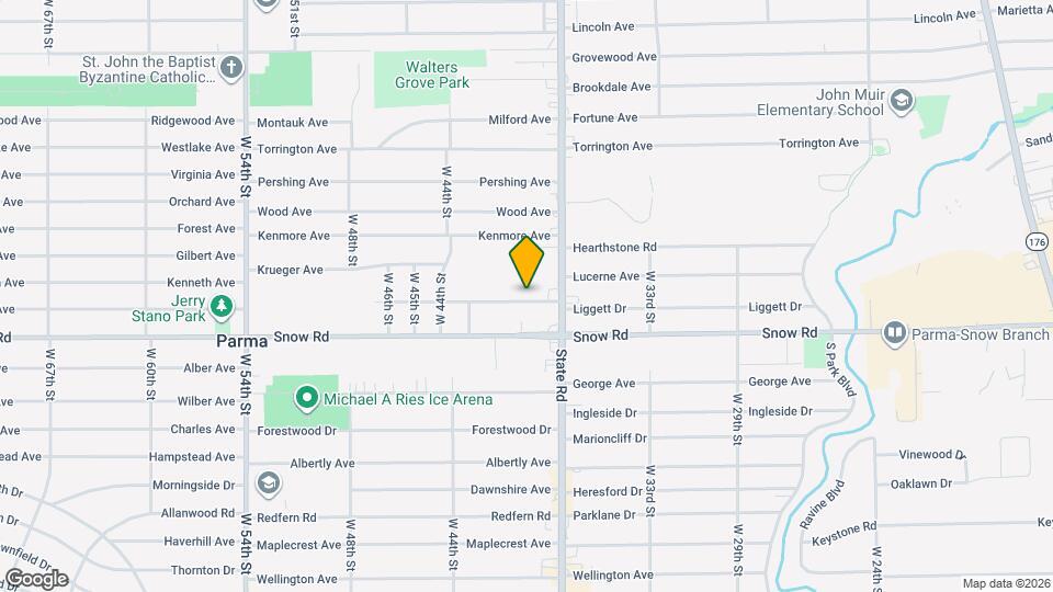 3806 Liggett Dr Map and Location Details