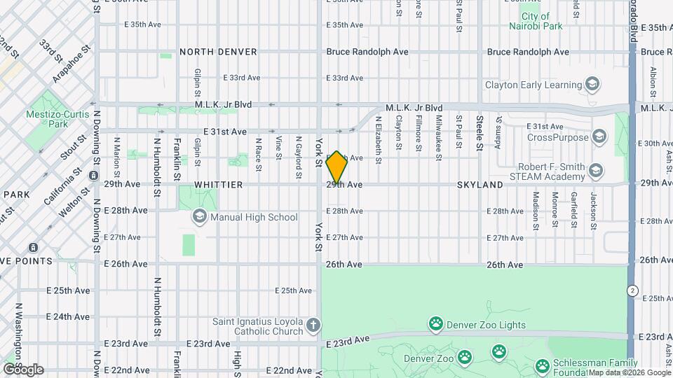 2851 Josephine St Map and Location Details