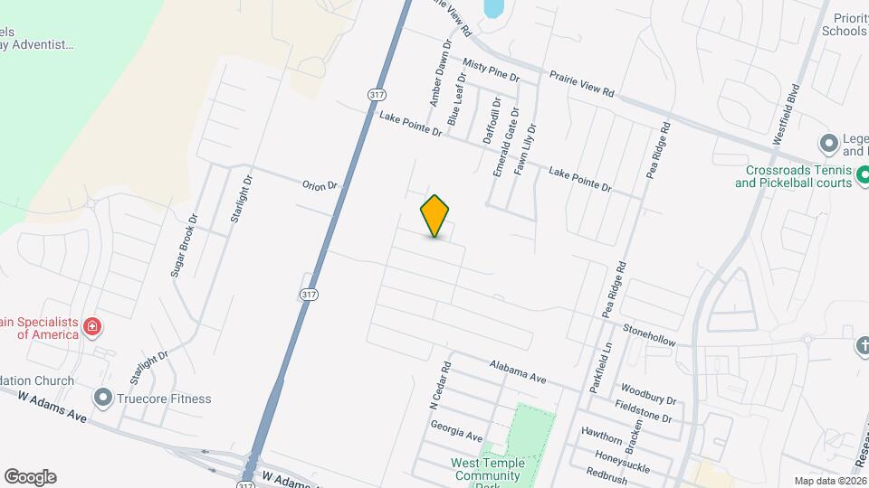 8919 Sky Crest Dr Map and Location Details