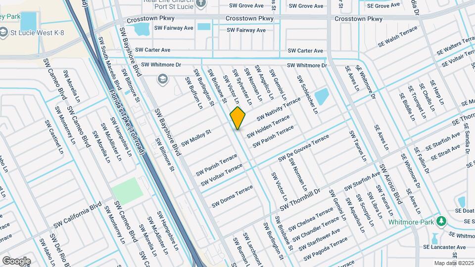 1782 SW Brisbane St Map and Location Details