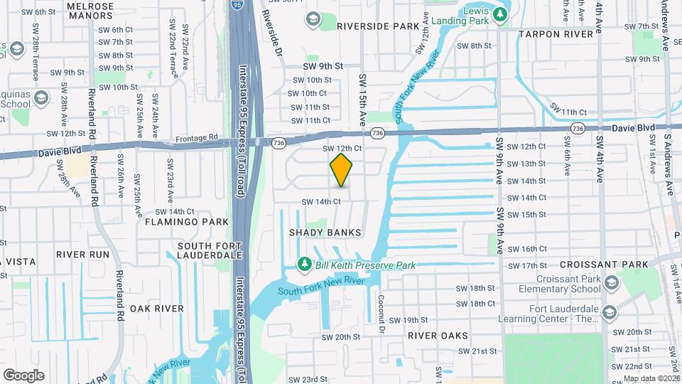 1600 SW 14th St Map and Location Details