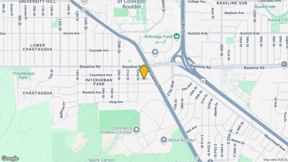 2229 Mariposa Ave Map and Location Details