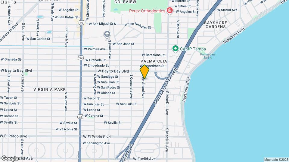 3219 W San Juan St Map and Location Details