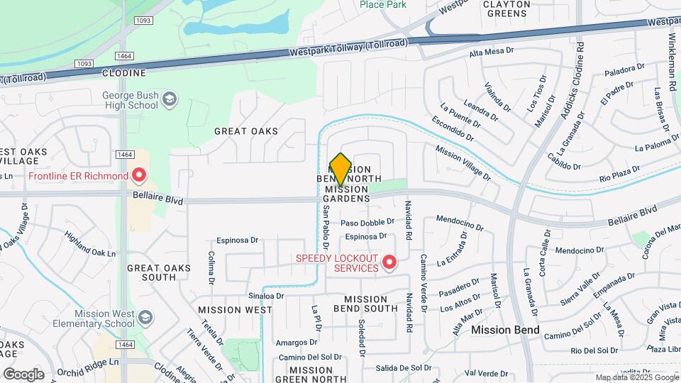 16355 San Dario Dr Mapa y Detalles de la Ubicación