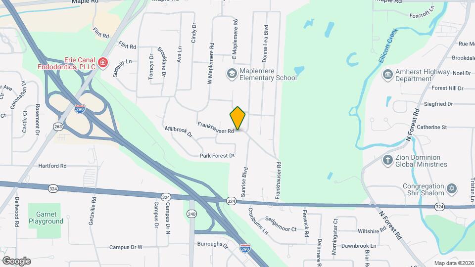 222 Frankhauser Rd Map and Location Details