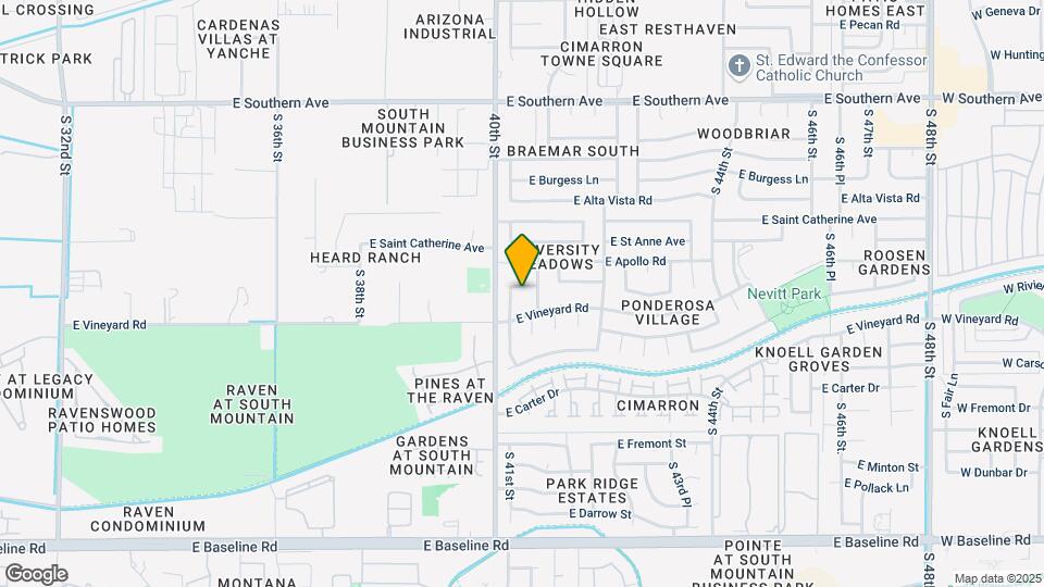 4025 E St Charles Ave Map and Location Details