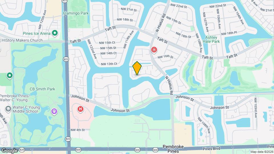 11328 NW 14th Ct Map and Location Details