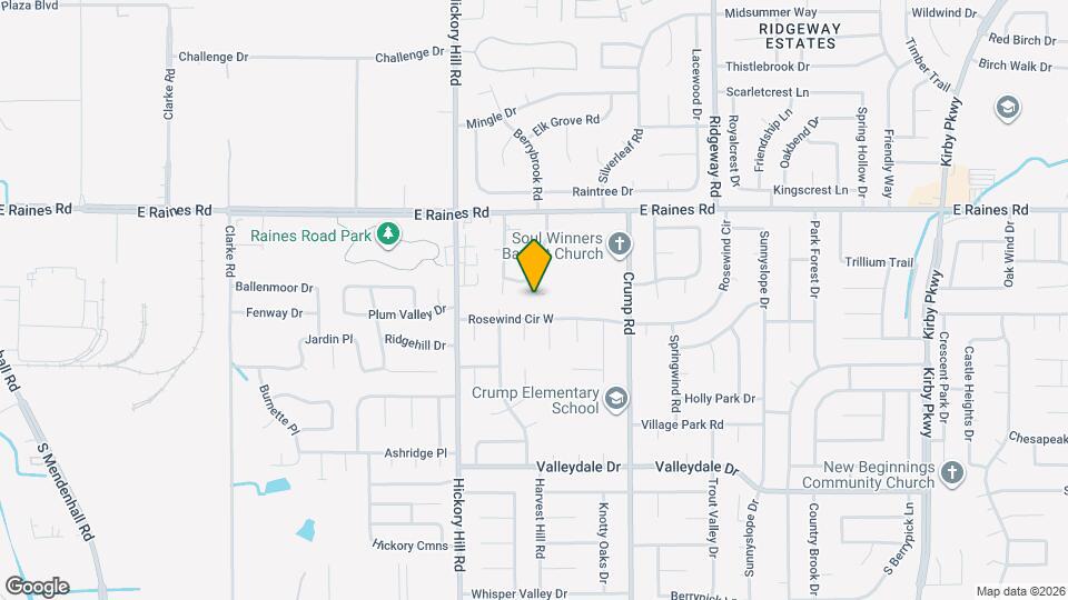 6001 Cedarcrest Ct Map and Location Details