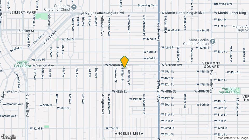 4422 S Wilton Pl Map and Location Details