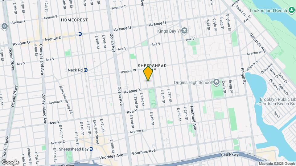 2361 E 24th St, Unit Apt 2 Mapa y Detalles de la Ubicación