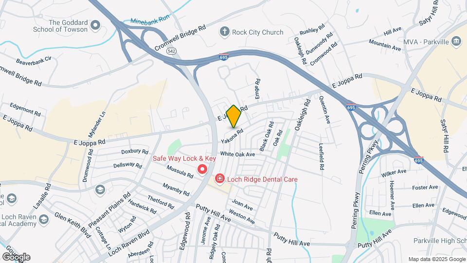 1722 Yakona Rd Mapa y Detalles de la Ubicación