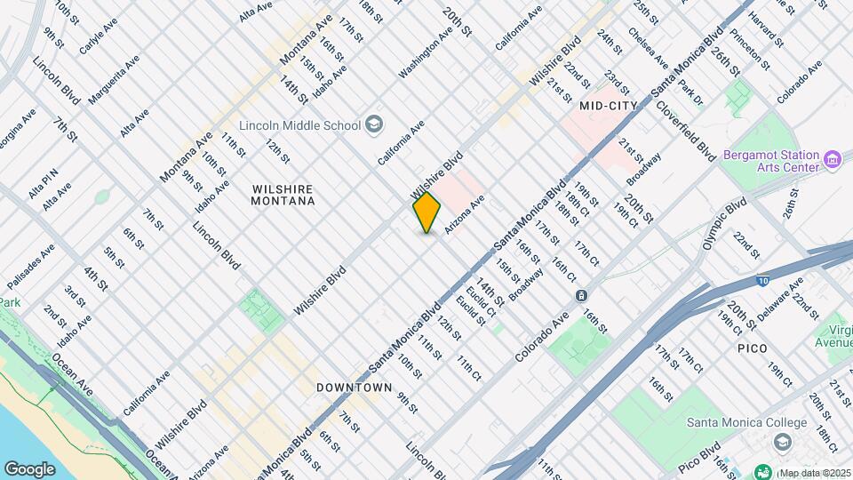 1254 14th St Mapa y Detalles de la Ubicación