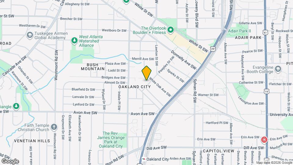 Room in House on Peeples St SW Map and Location Details