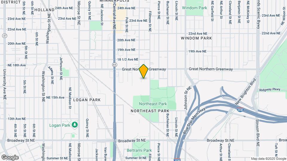1621 Taylor St NE Mapa y Detalles de la Ubicación