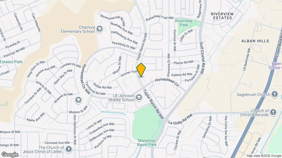 6937 El Cajon Ct NW Map and Location Details