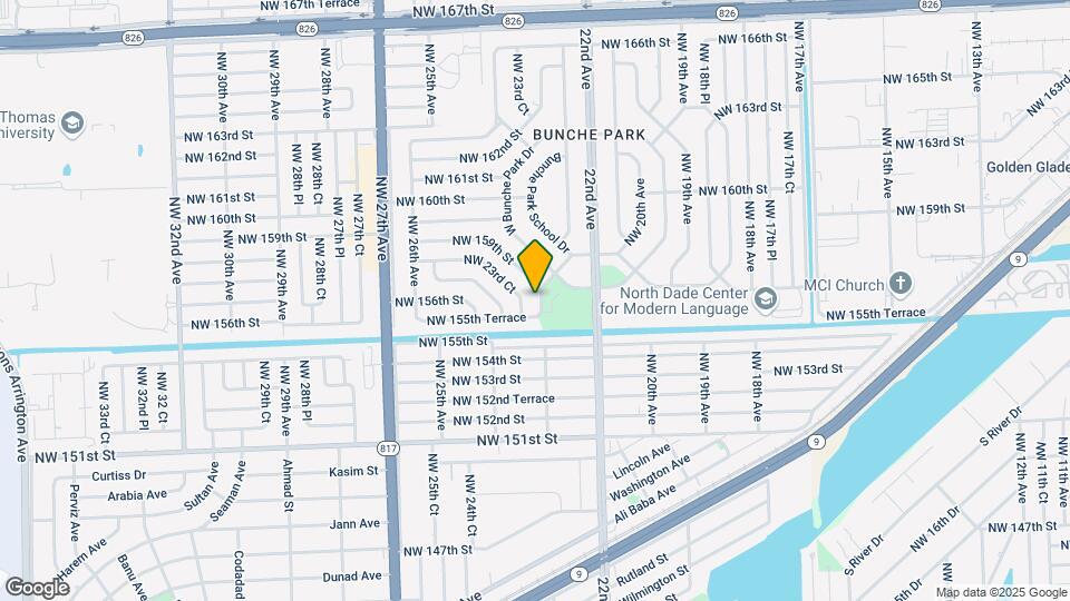 15570 NW 23rd Ave Map and Location Details