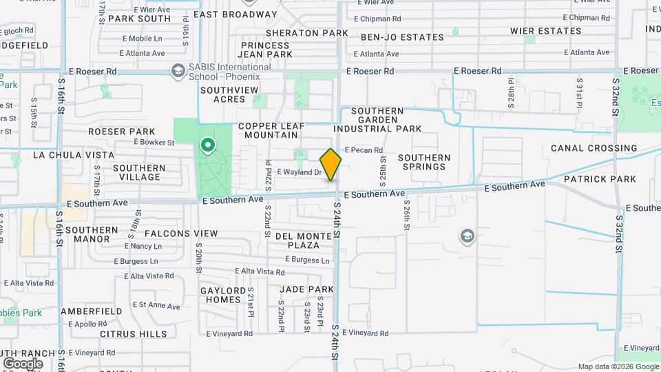 5851 S 23rd Way Map and Location Details