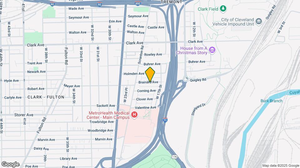 1905 Brainard Ave Map and Location Details
