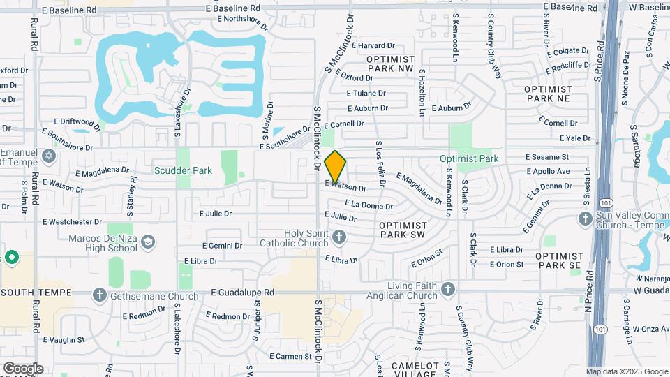 1823 E Watson Dr Map and Location Details