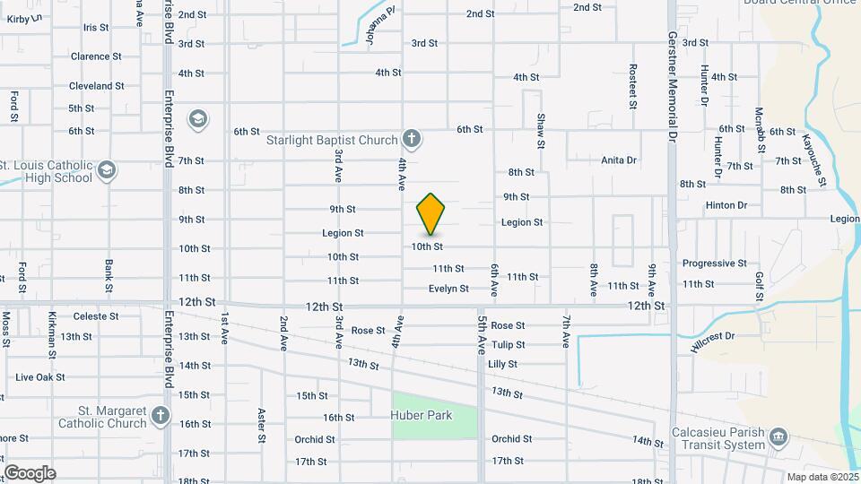 2029 10th St Map and Location Details