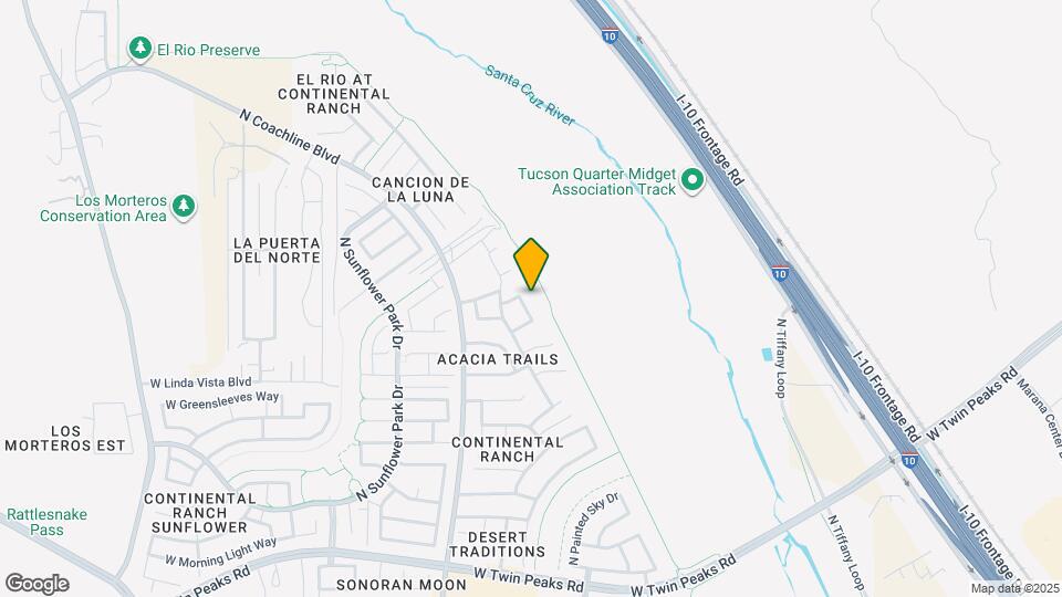 9744 N Stone Rock Dr Map and Location Details