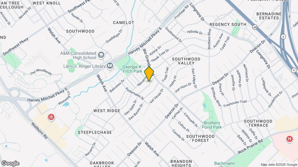 1005 San Saba Dr Map and Location Details