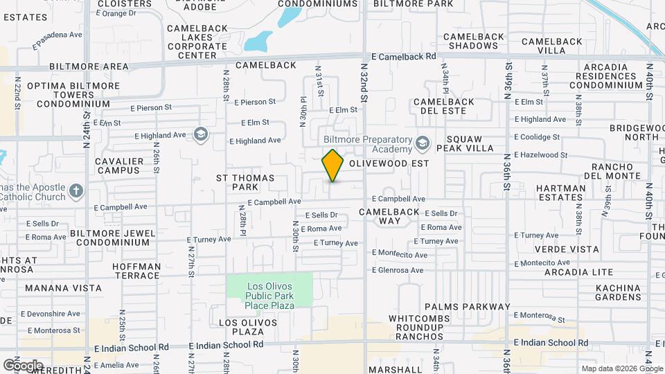 4511 N 31st Pl Map and Location Details