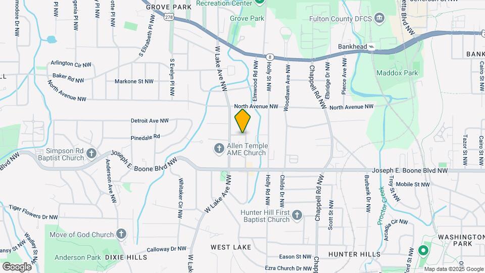 386 Lanier St NW Map and Location Details