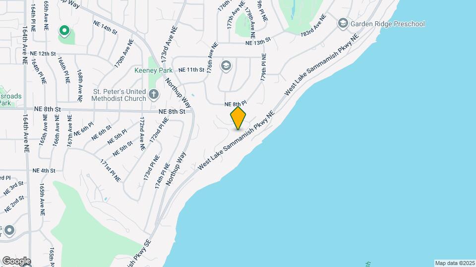 621 West Lake Sammamish Pkwy NE Map and Location Details