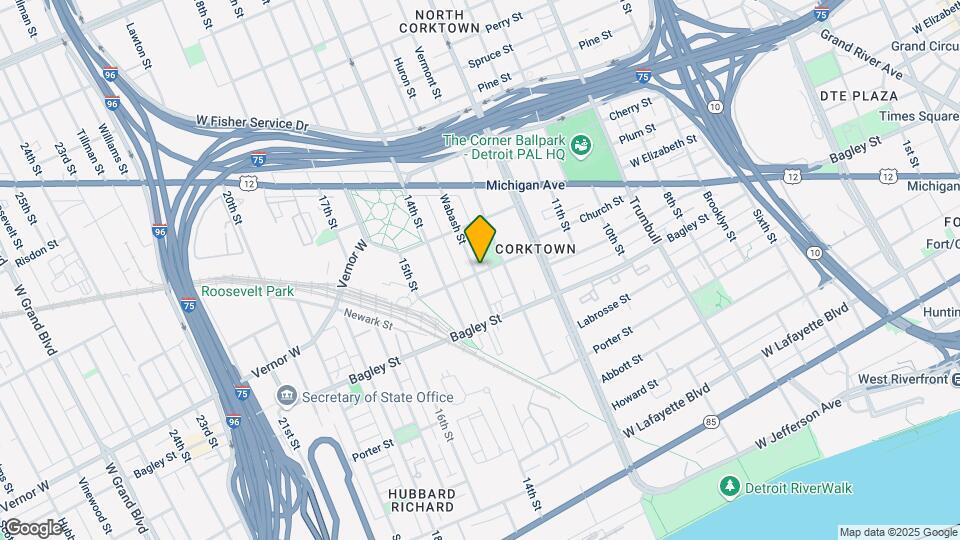 2000 Wabash St Map and Location Details