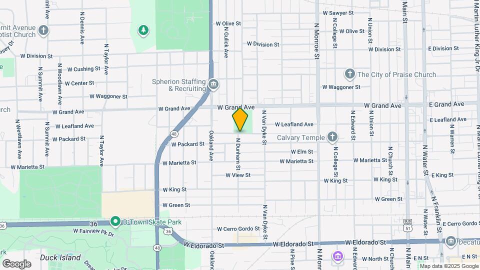 1130 N Dunham St Map and Location Details