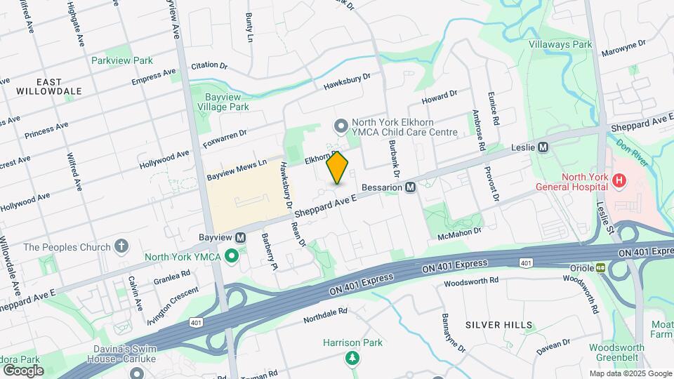 676-676 Sheppard Ave E Map and Location Details