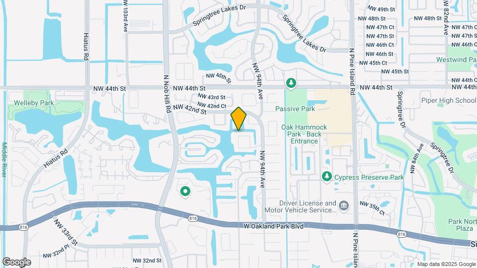 9481 NW 39th Pl Map and Location Details