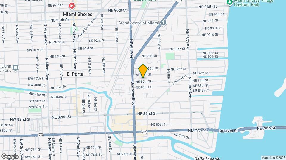 667 NE 86th St Map and Location Details