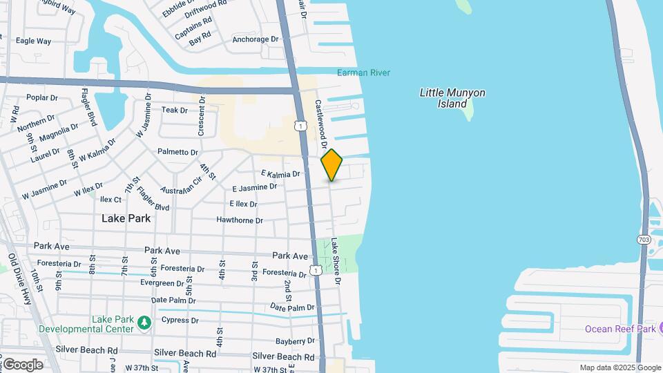 1105 Lake Shore Dr Map and Location Details
