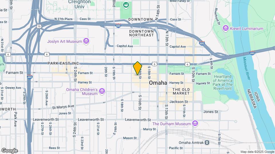300 S 16th St, Unit 703 Map and Location Details