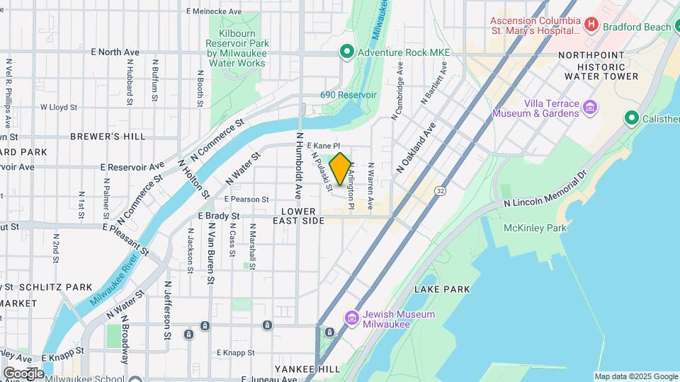 1722 N Pulaski St Map and Location Details