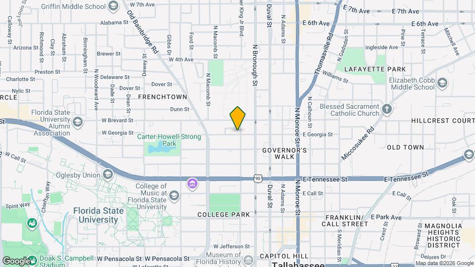 600 N Martin Luther King Jr Blvd. Map and Location Details