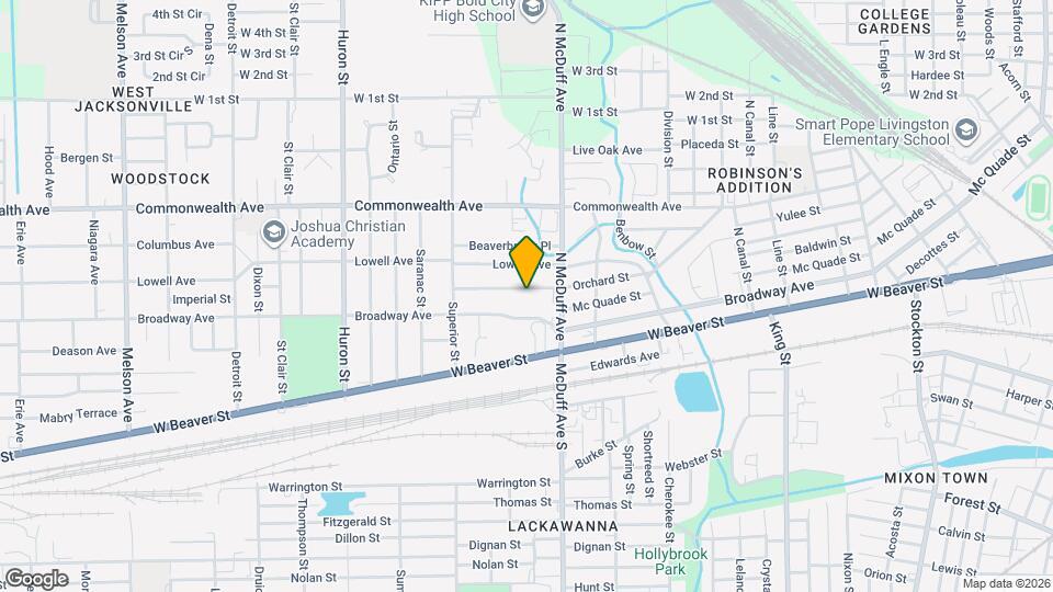 2540 Orchard St Map and Location Details